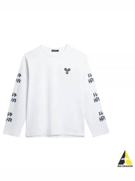 Camilo Graphic Long Sleeve T-Shirt White - J.LINDEBERG - BALAAN 2