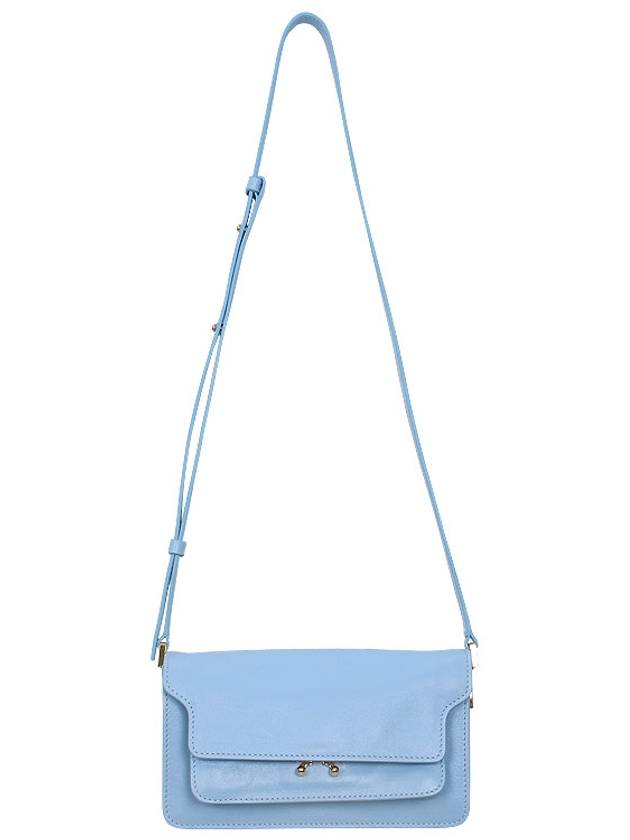 Trunk Soft East West Cross Bag Blue - MARNI - BALAAN 4