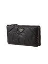 Dividable Nappa Leather Pouch Bag Black - PRADA - BALAAN 4