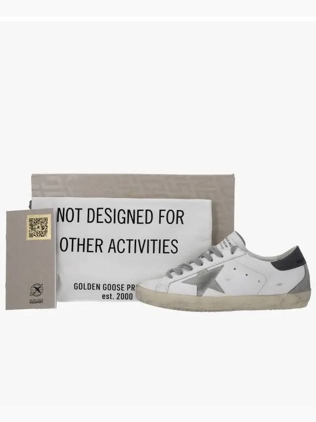 Superstar Grey Tab Low Top Sneakers White - GOLDEN GOOSE - BALAAN 4