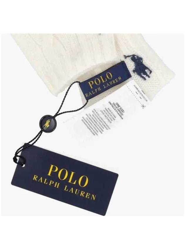 WC0638 107 Pony Cable Knit Gloves - POLO RALPH LAUREN - BALAAN 5