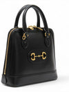 Horsebit 1955 Black Small Top Handle Bag - GUCCI - BALAAN 5