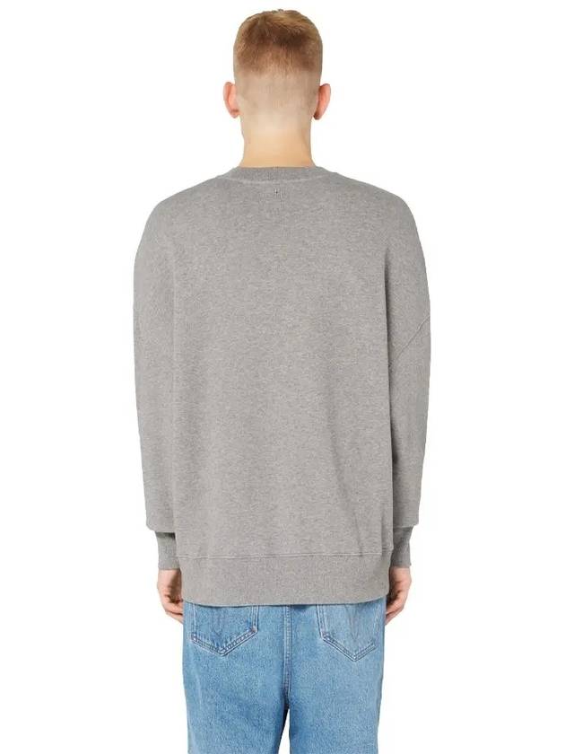 Paris Logo Sweatshirt Grey - AMI - BALAAN 4