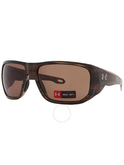 Under Armour Brown Wrap Men's Sunglasses UA ATTACK 2 0W18/H5 63 - UNDER ARMOUR - BALAAN 2