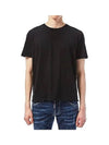 Heart snake print short sleeve t shirt black - SAINT LAURENT - BALAAN 3