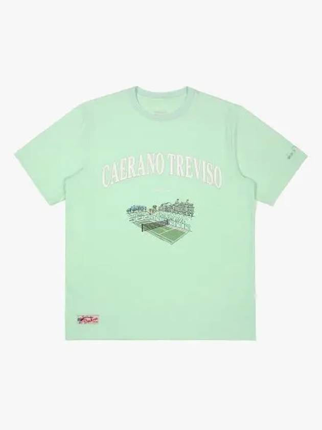 Diadora Treviso Coat Short Sleeve T Shirt MINT - DIADORA - BALAAN 1