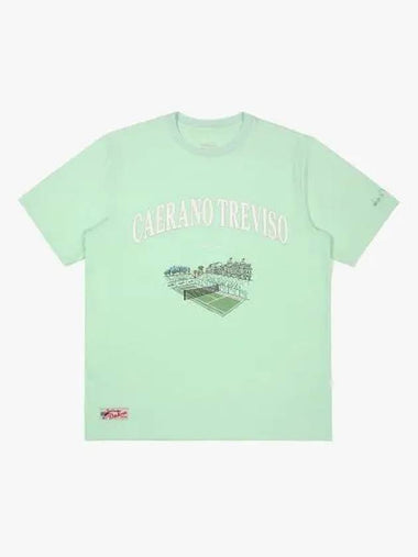 Diadora Treviso Coat Short Sleeve T Shirt MINT - DIADORA - BALAAN 1