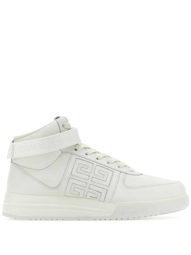 G4 Leather High Top Sneakers White - GIVENCHY - BALAAN 3