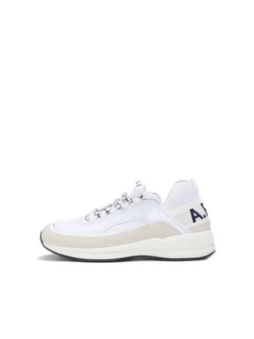 Run Around Logo Low Top Sneakers White - A.P.C. - BALAAN 1