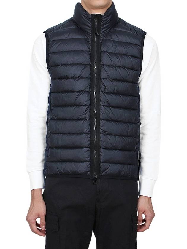 Loom Woven Chambers Recycled Nylon Down TC Vest Navy - STONE ISLAND - BALAAN 3