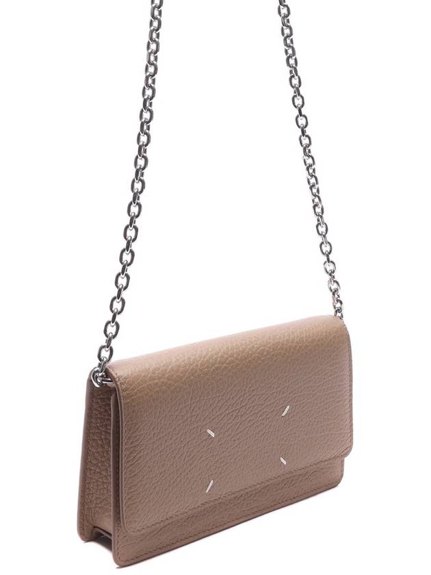 Stitch Large Chain Long Wallet Beige - MAISON MARGIELA - BALAAN 4