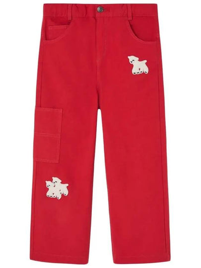 Kids Logo Shippatch Pants Red F24053 185FY - THE ANIMALS OBSERVATORY - BALAAN 2