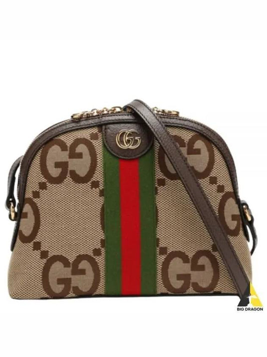 Women's Ophidia Jumbo GG Small Shoulder Bag Brown - GUCCI - BALAAN 2