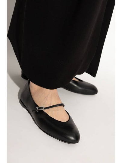 Max Mara Leather Ballerinas, Women's, Black - MAX MARA - BALAAN 2