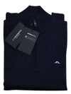 Men's Kian Zip-up Sweater Navy - J.LINDEBERG - BALAAN 3