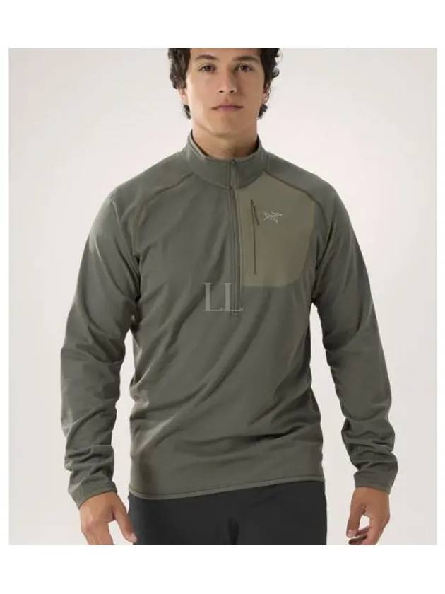 Delta Half-Zip Neck Long Sleeve T-Shirt Forage - ARC'TERYX - BALAAN 2