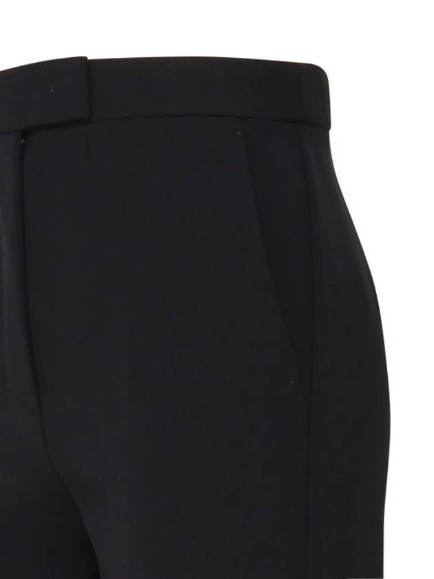 Norcia Viscose Straight Pants Black - MAX MARA - BALAAN 4