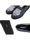 2ES180 F53 67 Navy embroidered espadrille sneakers - KENZO - BALAAN 8