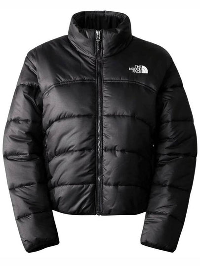 Women's Logo Print Side Zip Pockets Padding Black - THE NORTH FACE - BALAAN 2