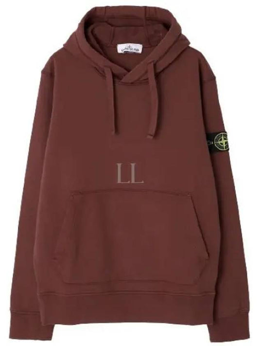 Signature Logo Patch Hoodie Chestnut Brown - STONE ISLAND - BALAAN 2