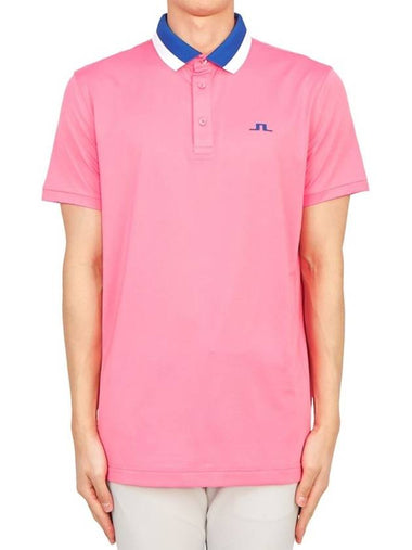 Golf Wear Benji Men s Collar Short Sleeve T Shirt GMJT08409 S098 - J.LINDEBERG - BALAAN 1