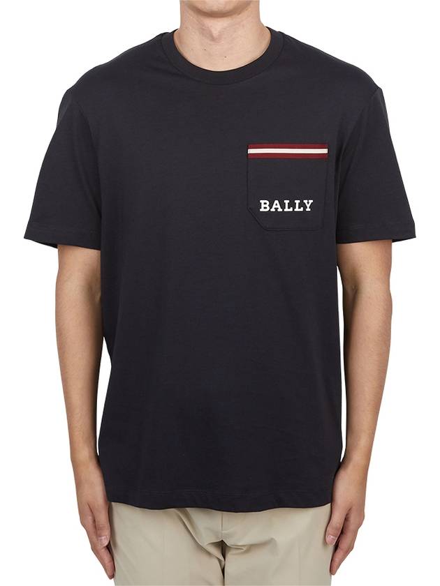 Men s Short Sleeve T Shirt M5OU589F 7S319 O 713 - BALLY - BALAAN 1