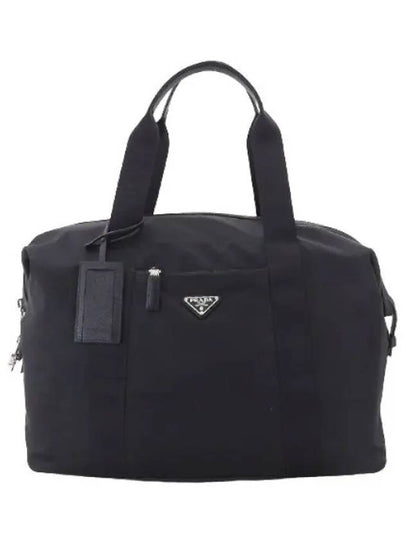 Re-Nylon Saffiano Duffel Bag Black - PRADA - BALAAN 2