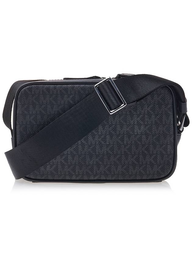 Hudson Logo Print Messenger Bag Black - MICHAEL KORS - BALAAN 4