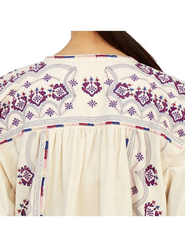 HT2231 22P041E 23EC Women s Embroidery Blouse - ISABEL MARANT - BALAAN 10