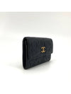 Lambskin camellia flap card wallet - CHANEL - BALAAN 3