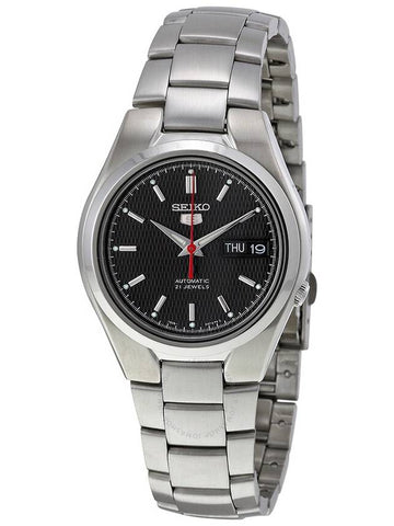 Seiko Series 5 Automatic Black Dial Men's Watch SNK607 - SEIKO - BALAAN 1