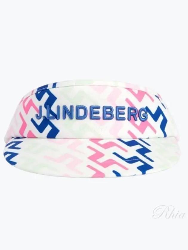 Men's Viktor Print Visor White - J.LINDEBERG - BALAAN 2