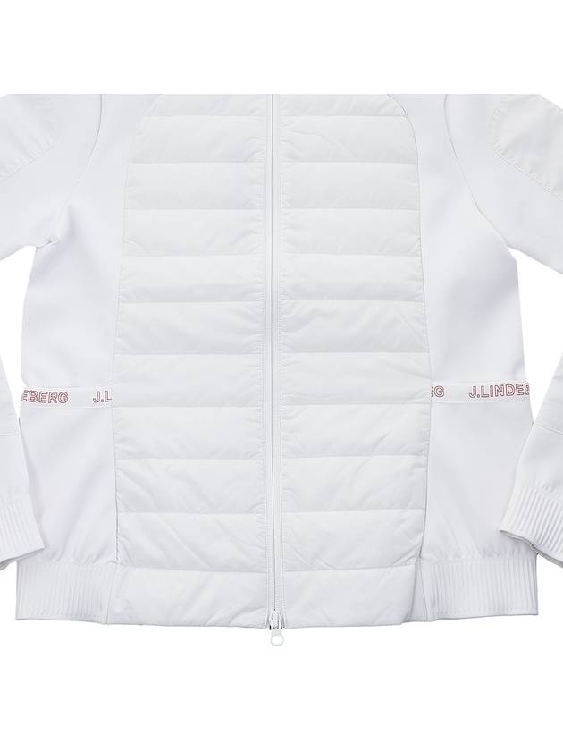 Women's Keisha Golf Padded Jacket White - J.LINDEBERG - BALAAN 7