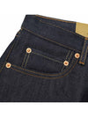 Original Fit Selvedge Cotton Jeans Black - LEVI'S - BALAAN 3