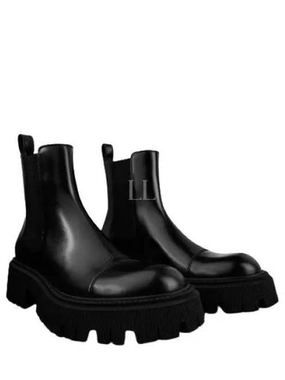 Tractor Leather Chelsea Boots Black - BALENCIAGA - BALAAN 2