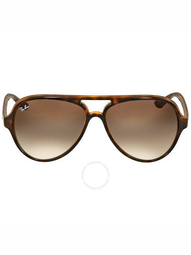 Ray Ban Cats 5000 Classic Light Brown Gradient Aviator Unisex Sunglasses RB4125 710/51 59 - RAY-BAN - BALAAN 1