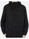 Men's Light Nylon Hooded Jacket Black - TEN C - BALAAN 2