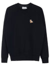 Maison Kitsune Men's Chillex Fox Patch Sweatshirt GU00342KM0002 BK - MAISON KITSUNE - BALAAN 9