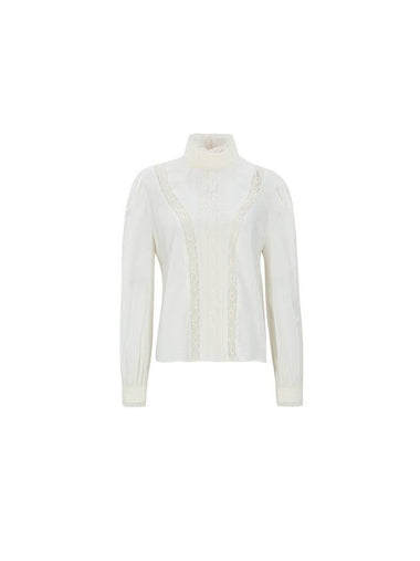 Soft Cotton Lace Trim Blouse - NARU KANG - BALAAN 1