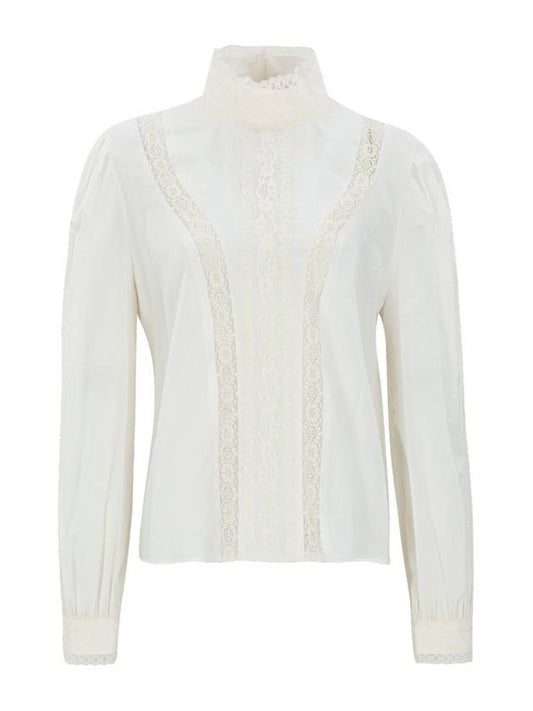 Soft Cotton Lace Trim Blouse - NARU KANG - BALAAN 2