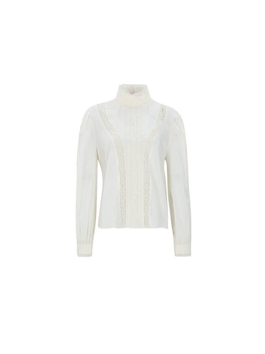 Soft Cotton Lace Trim Blouse - NARU KANG - BALAAN 2