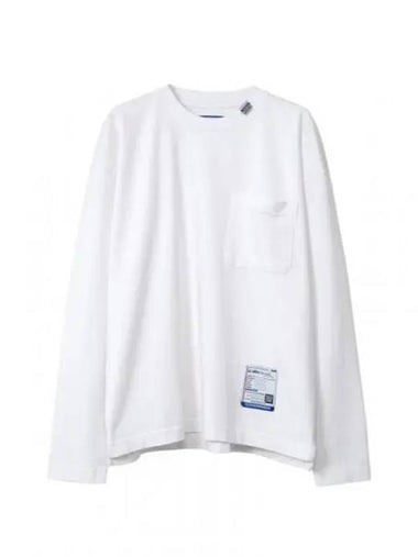 Heavy Weight Jersey Long Sleeve T-Shirt White - MIHARA YASUHIRO - BALAAN 1