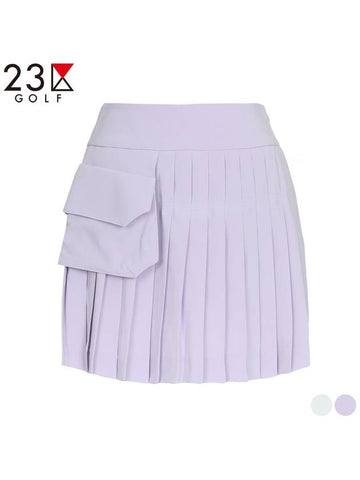 Golf Short Pleated Skirt EM2LPC037 - 23KU - BALAAN 1