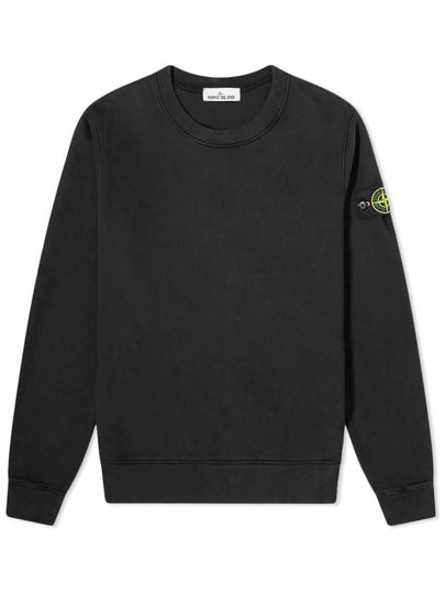 Wappen Patch Crewneck Sweatshirt Black - STONE ISLAND - BALAAN 2