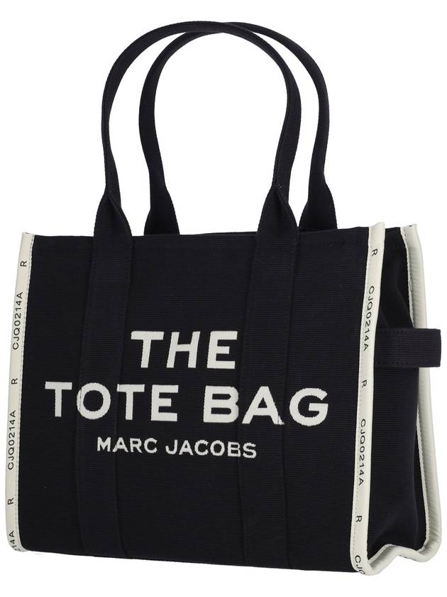 Logo Jacquard Large Tote Bag Black - MARC JACOBS - BALAAN 3