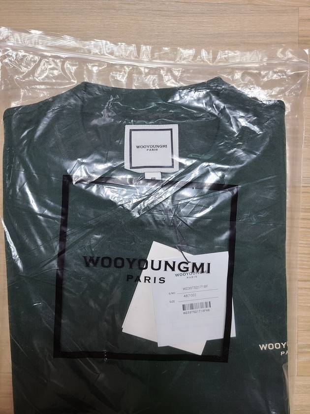 Green Sweatshirt W233TS21718F - WOOYOUNGMI - BALAAN 2