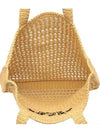 Logo Crochet Tote Bag Beige - PRADA - BALAAN 6