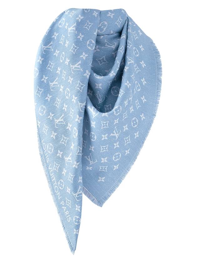 My Daily Denim Shawl Scarf Blue M78183 - LOUIS VUITTON - BALAAN 2