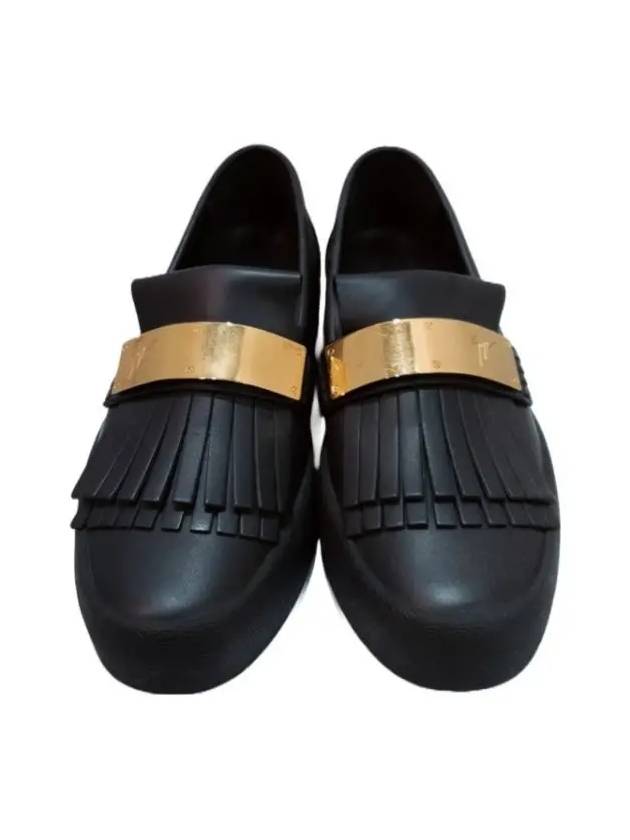 RU6039 003 May London Gold Buckle Sneakers Black - GIUSEPPE ZANOTTI - BALAAN 3