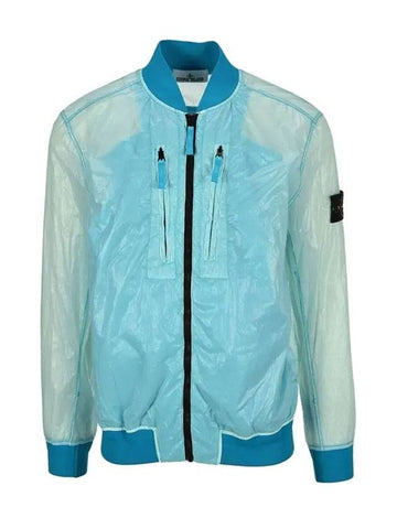 Wappen Lucido TC Zip-up Bomber Jacket Sky Blue - STONE ISLAND - BALAAN 1